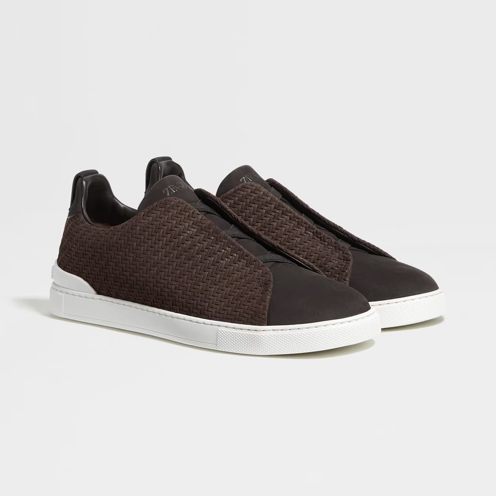 Triple Stitch - Dark Brown Solid