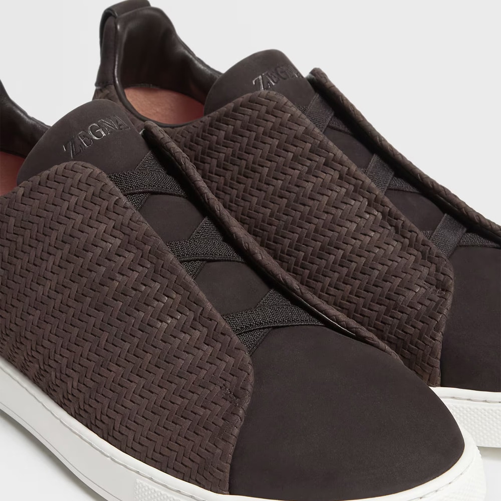 Triple Stitch - Dark Brown Solid