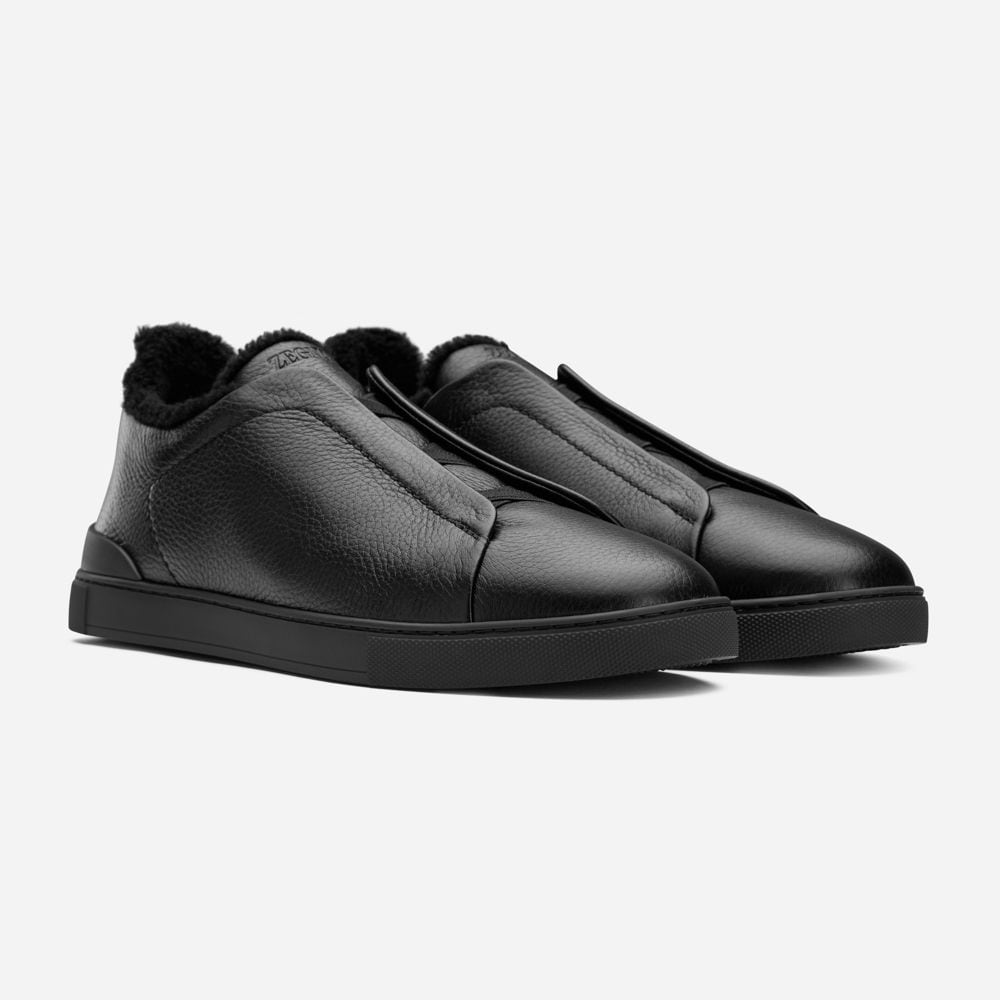Triple Stitch - Black Solid