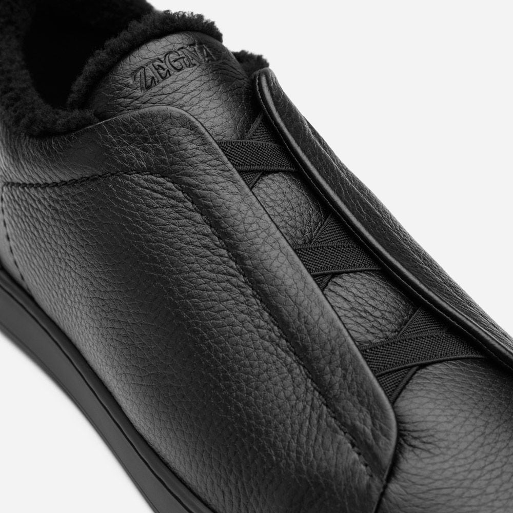 Triple Stitch - Black Solid