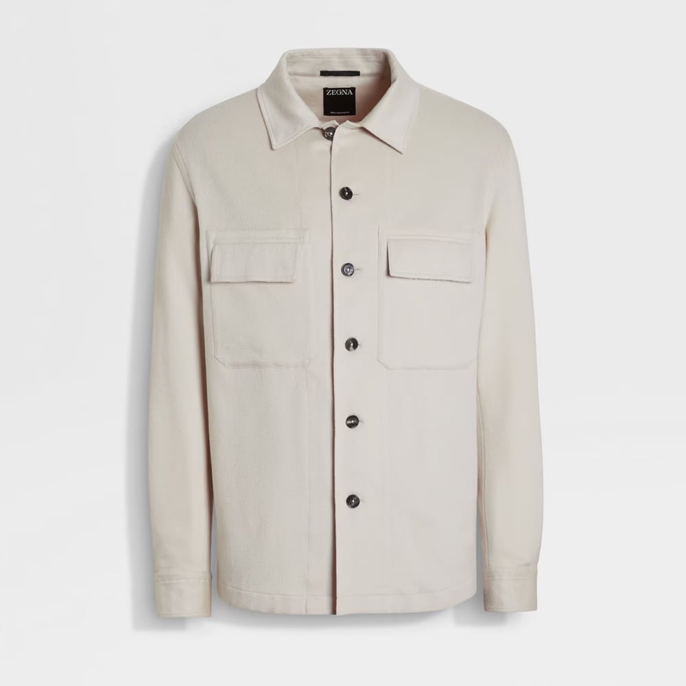 Oasi Cashmere Alba Overshirt - Natural