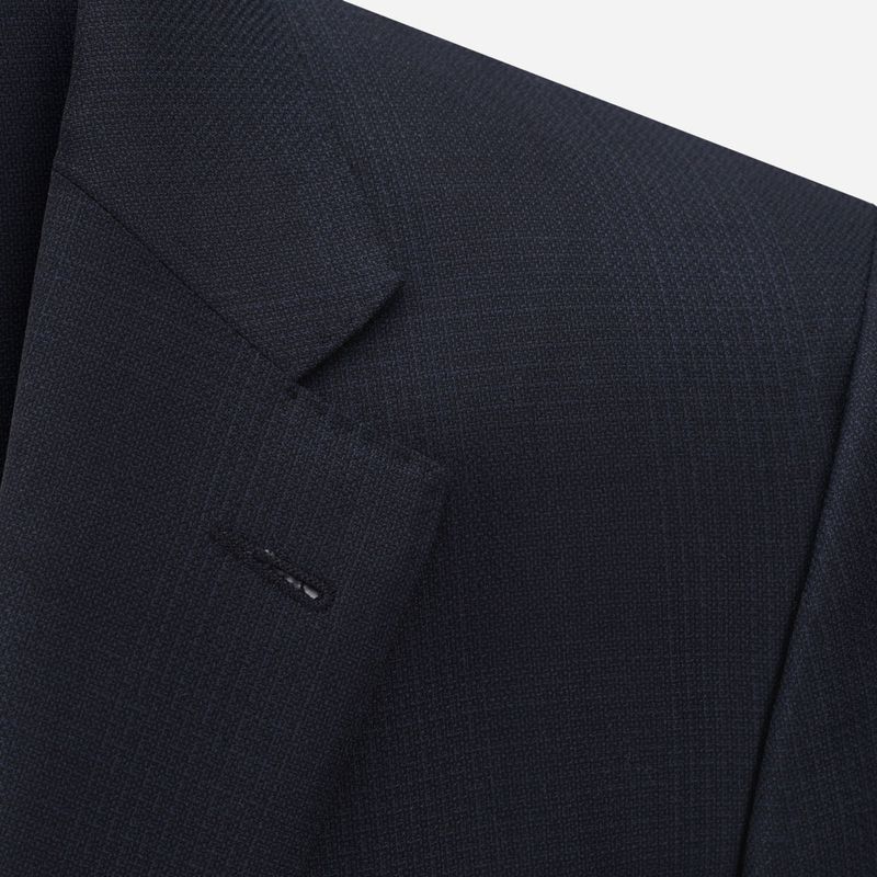 2 Pieces Suit Check - Blue Navy