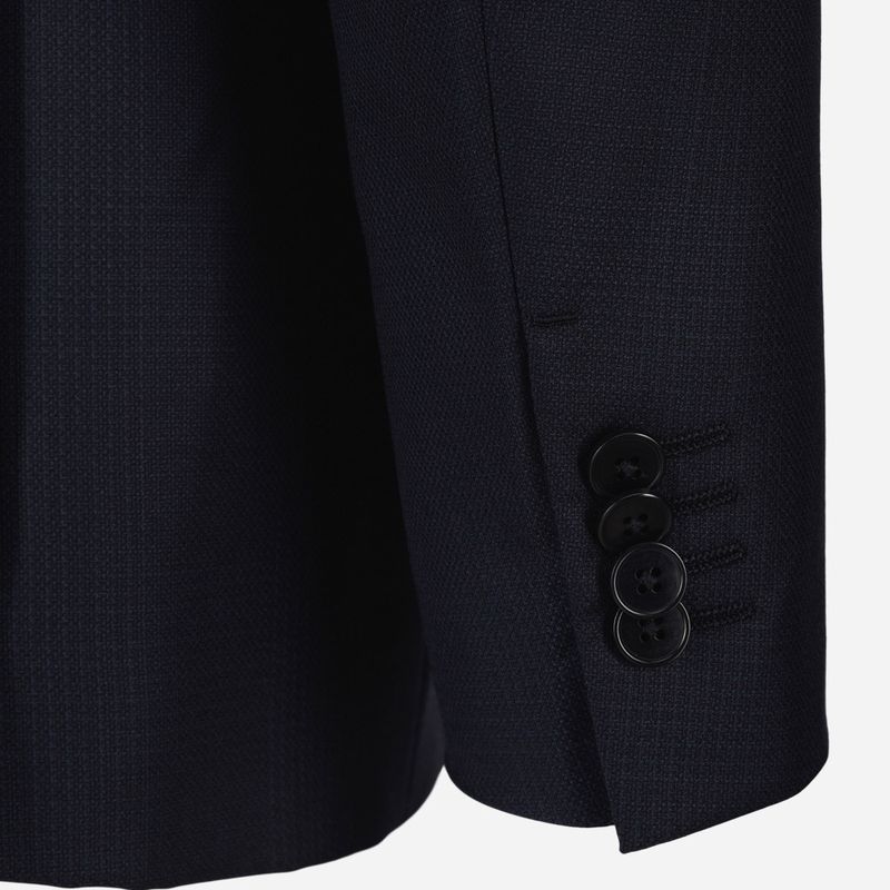 2 Pieces Suit Check - Blue Navy
