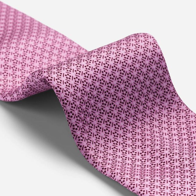 Tie Silk - Medium Pnk Fancy