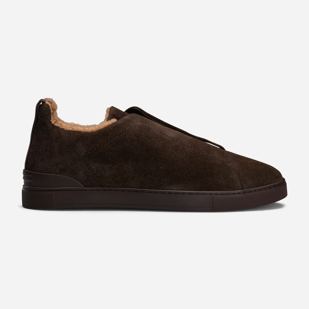 Triple Stitch - Dark Brown Solid