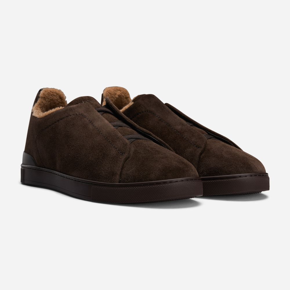 Triple Stitch - Dark Brown Solid
