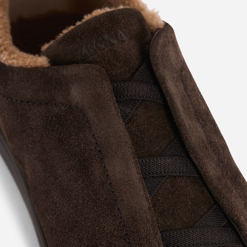 Triple Stitch - Dark Brown Solid