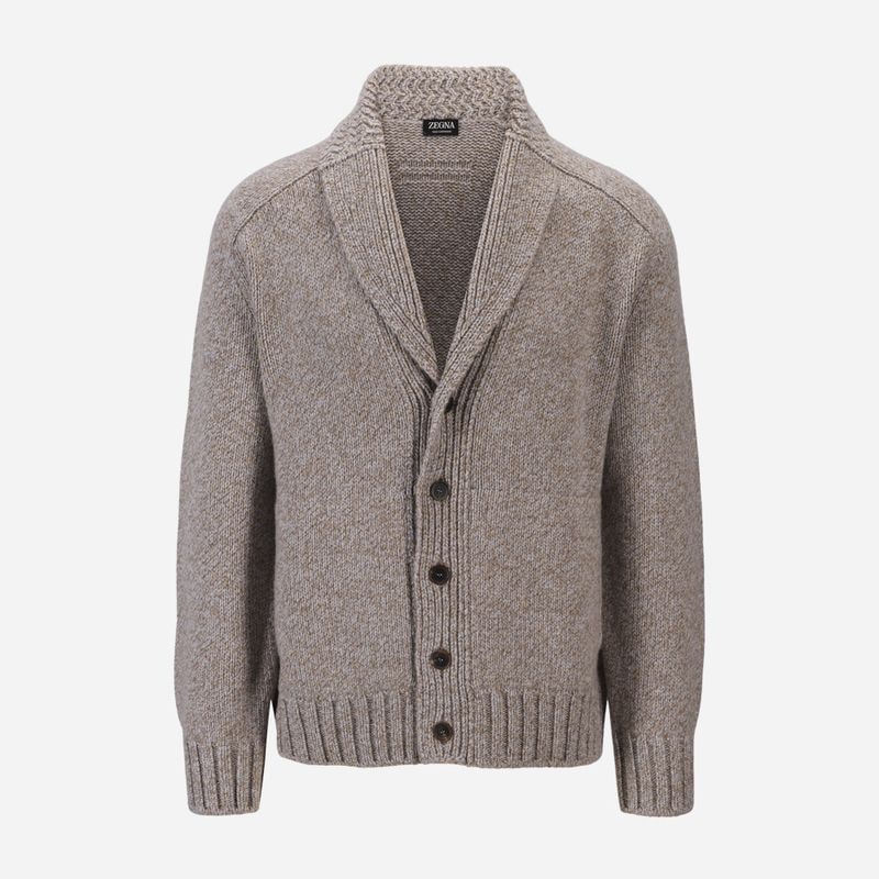 Cashmere Cardigan - Medium Beige