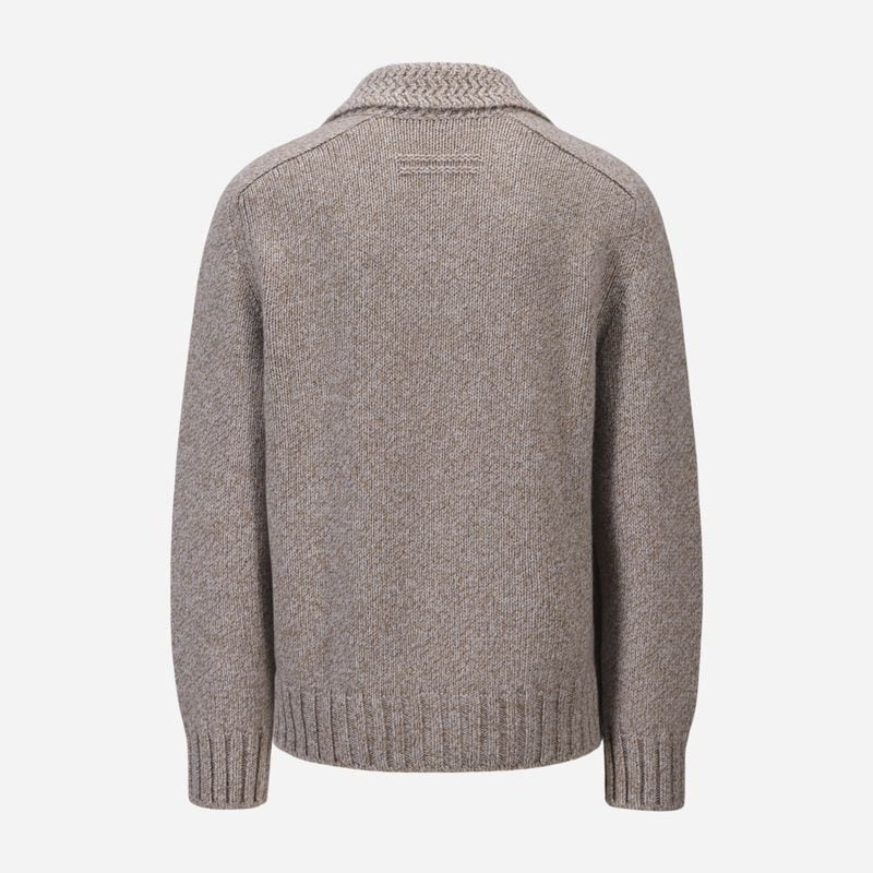 Cashmere Cardigan - Medium Beige