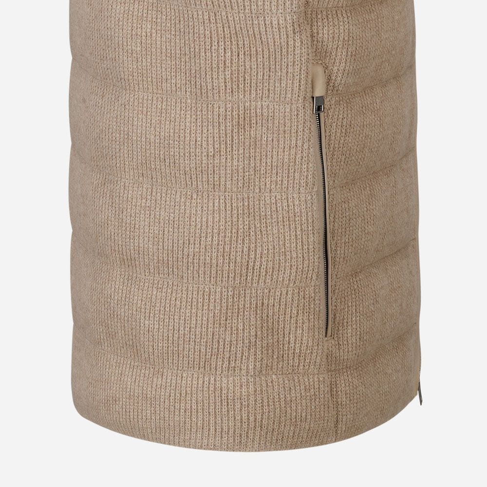 Cashmere Vest - Medium Brown
