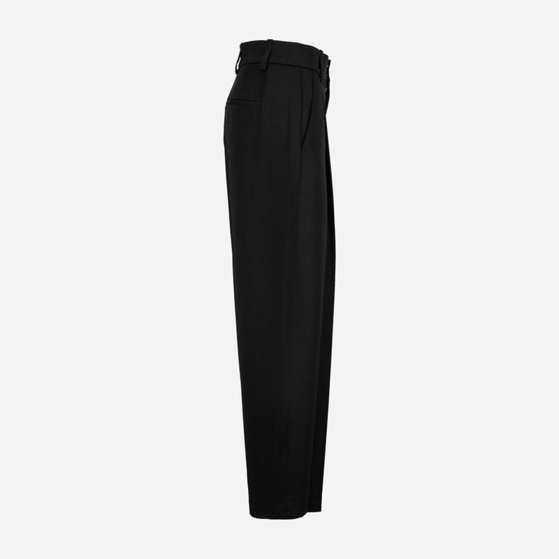 Satin Wide Leg - Black