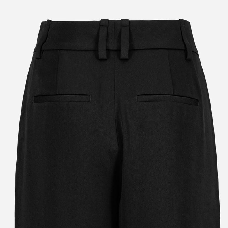 Satin Wide Leg - Black