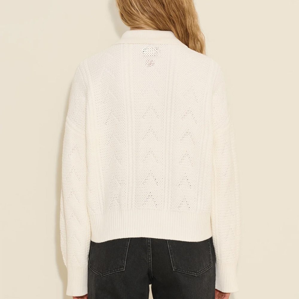 Serena Knit Cardigan - White