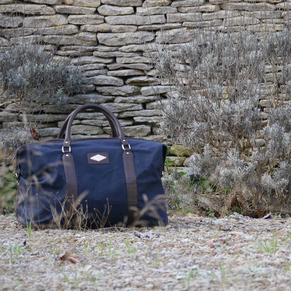 Caballero Large Travel Bag - Navy Canvas