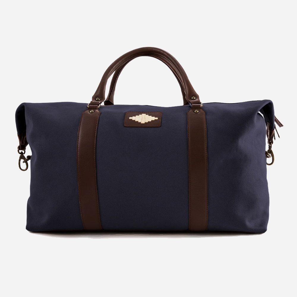 Caballero Large Travel Bag - Navy Canvas