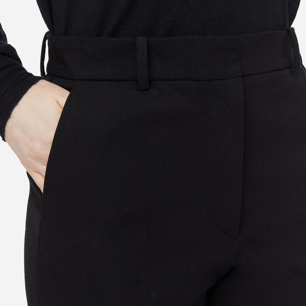 Gabardine Stretch Tafira Trousers - Black