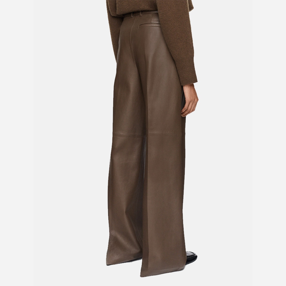 Nappa Leather Alana Trousers - Arabica