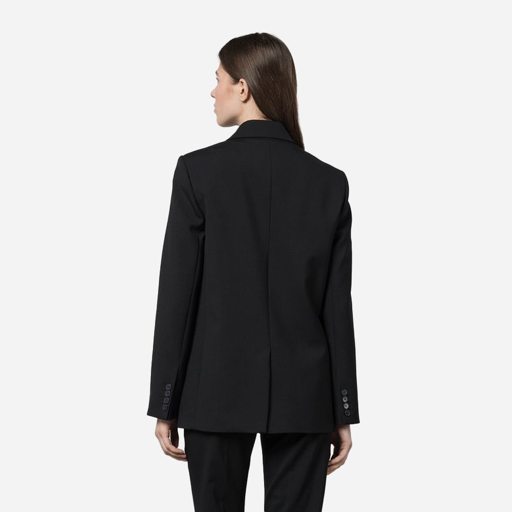 Tailoring Wool Stretch Jaden Jacket - Black