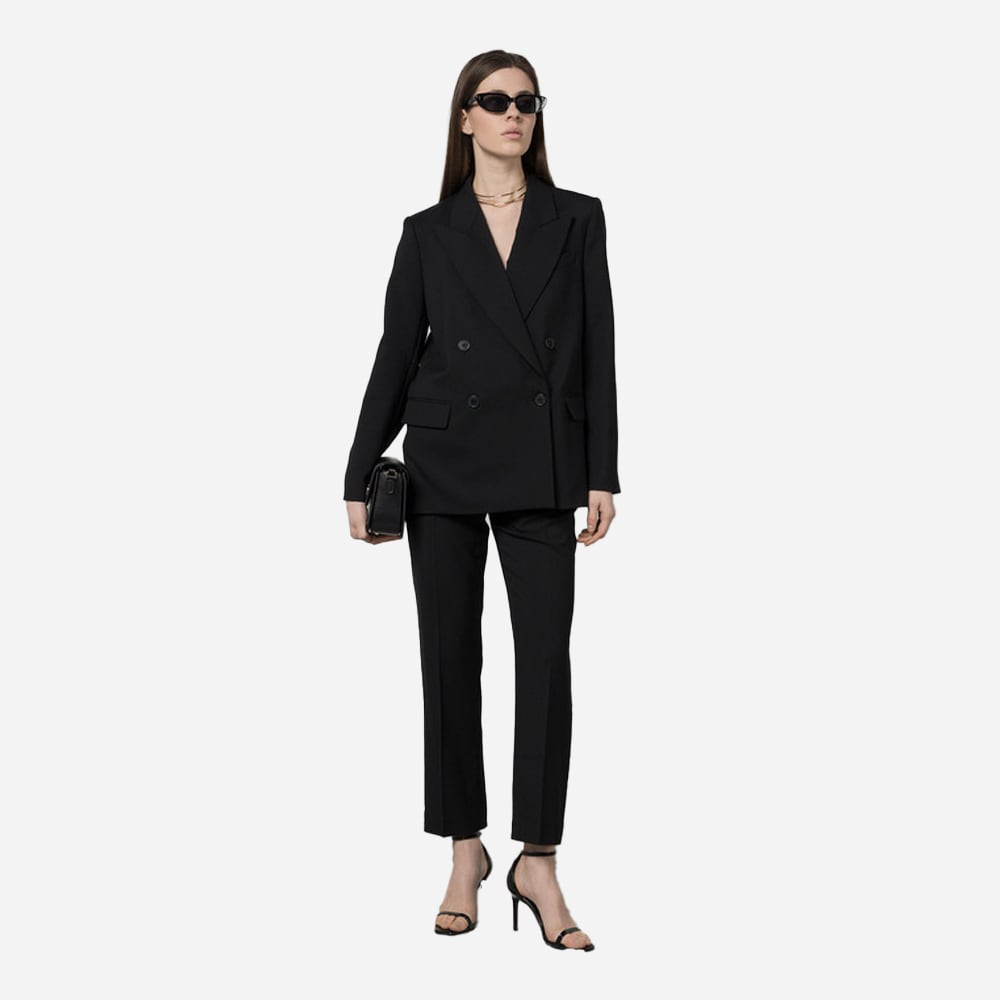 Tailoring Wool Stretch Jaden Jacket - Black