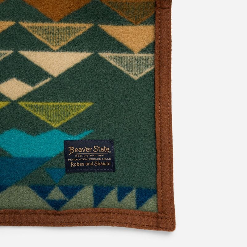 Jacquard Napped Robe - Highland Peak Balsam