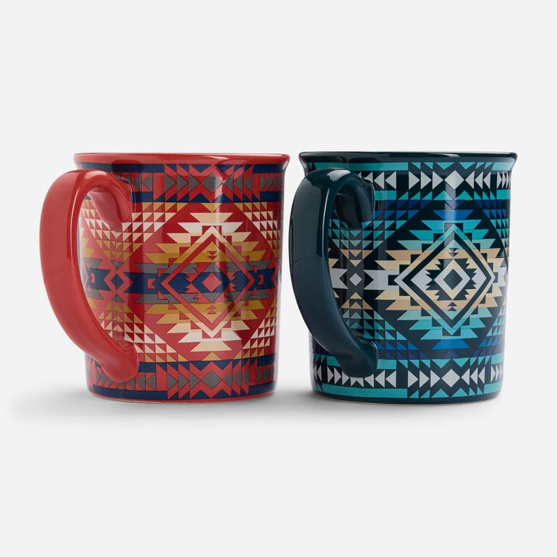 12 Oz Ceramic Mug Set Of 4 - Smith Rock Collection