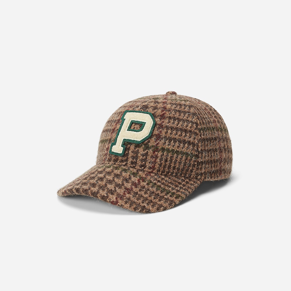 Glen Plaid Tweed Ball Cap - Tweed Multi