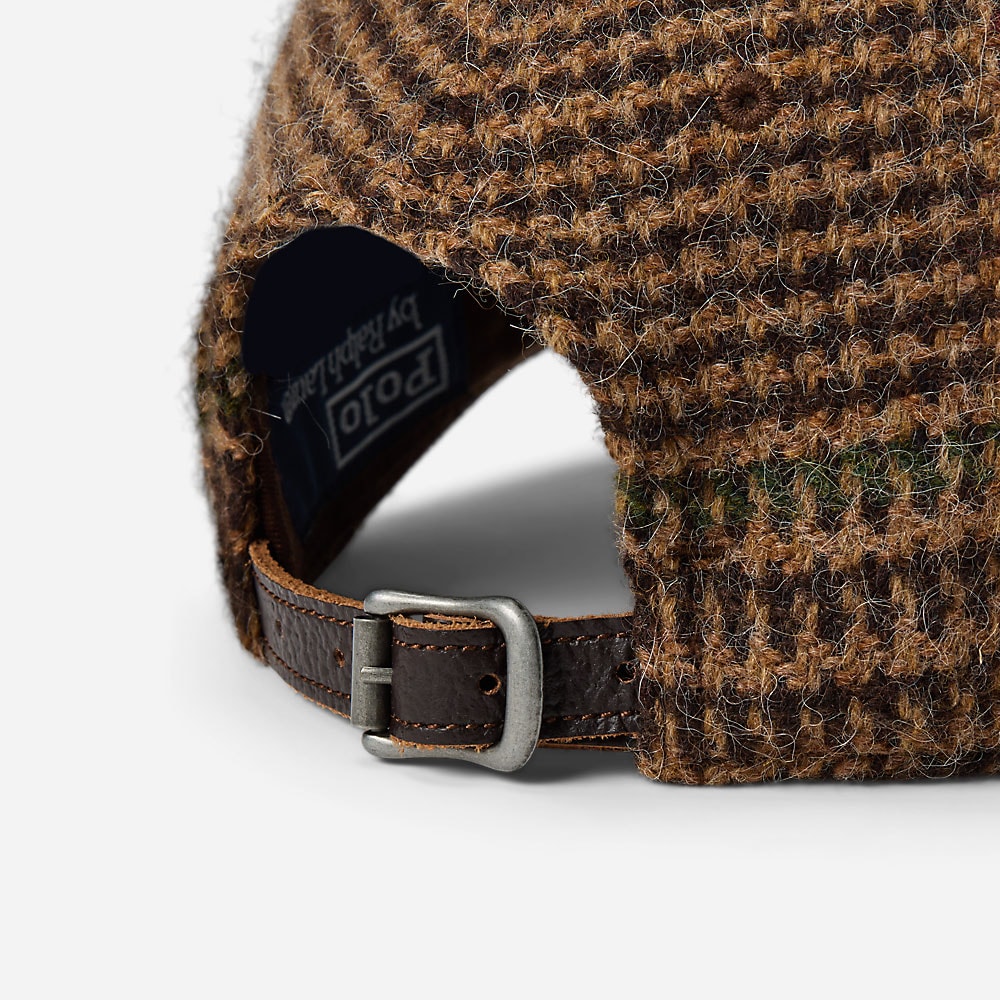 Glen Plaid Tweed Ball Cap - Tweed Multi