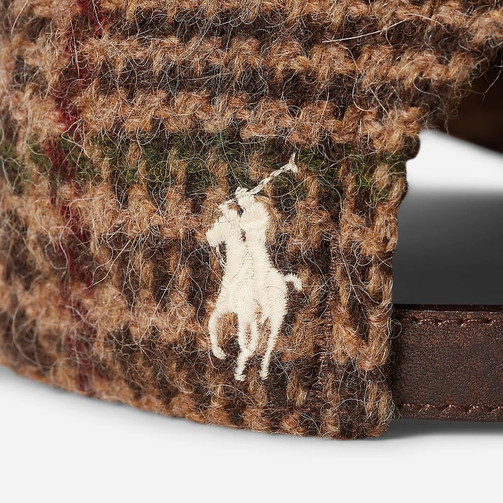 Glen Plaid Tweed Ball Cap - Tweed Multi