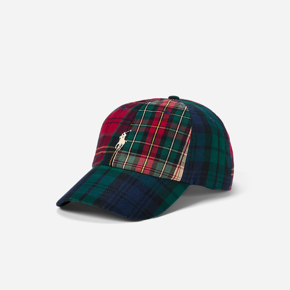 Plaid Oxford Ball Cap - Fun Plaid Multi