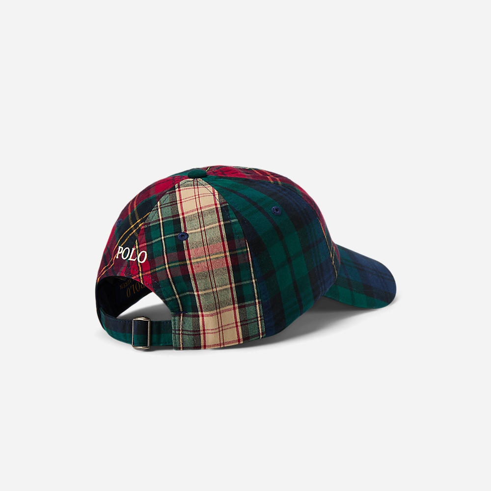 Plaid Oxford Ball Cap - Fun Plaid Multi
