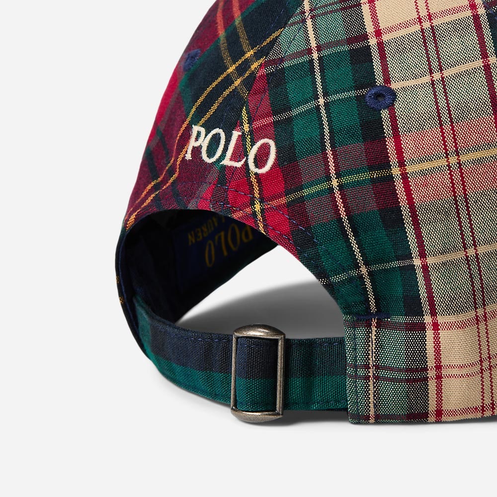 Plaid Oxford Ball Cap - Fun Plaid Multi