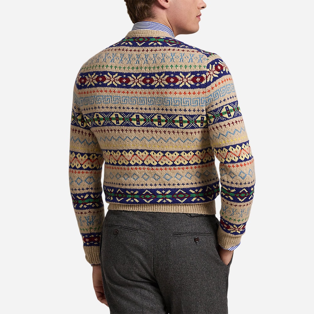 Fair Isle Wool-Blend Sweater - Oatmeal Combo