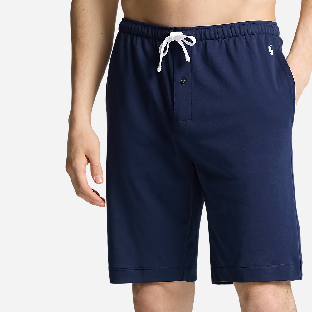 Cotton Interlock Sleep Set - Cruise Navy Polo Set