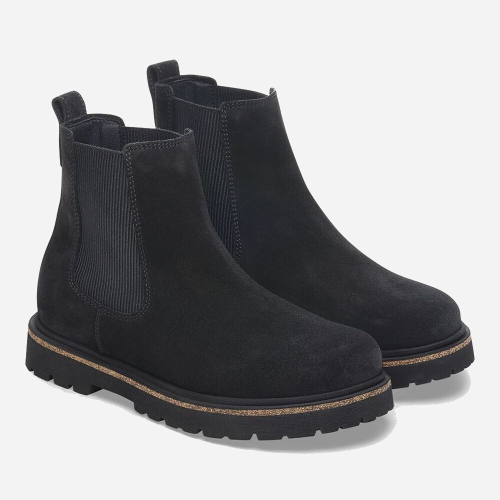 Highwood Slip On Women Suede Leather - Black