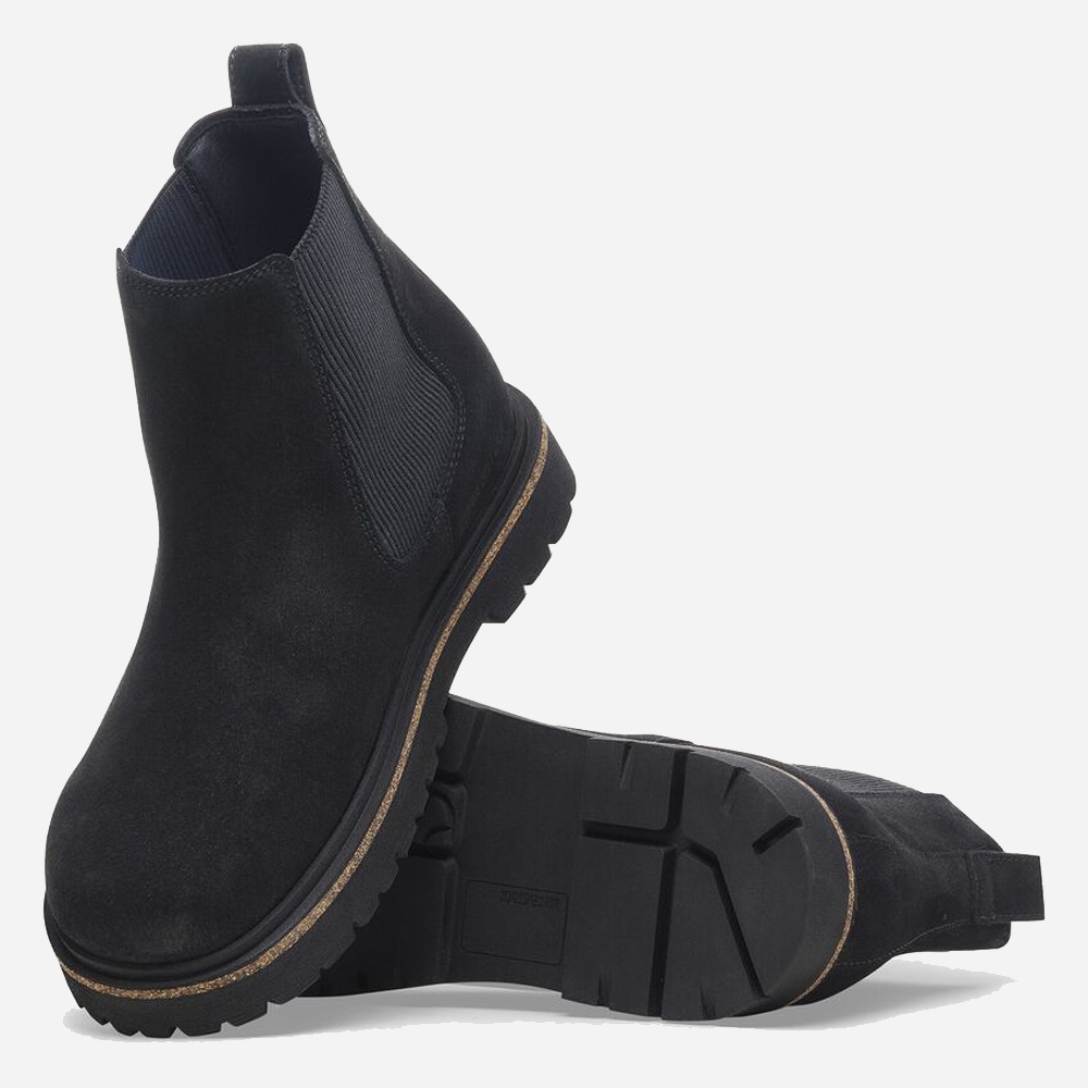Highwood Slip On Women Suede Leather - Black