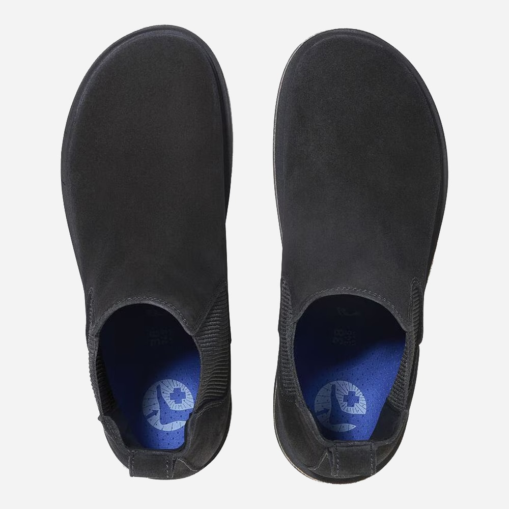 Highwood Slip On Men Suede Leather - Black