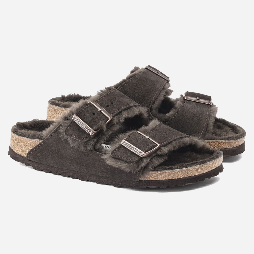 Men Arizona Shearling Suede Leather/Fur - Mocca