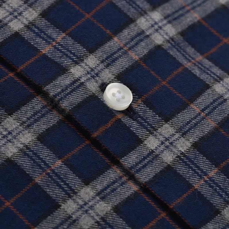 Flanel Regular - Blue-Grey Check