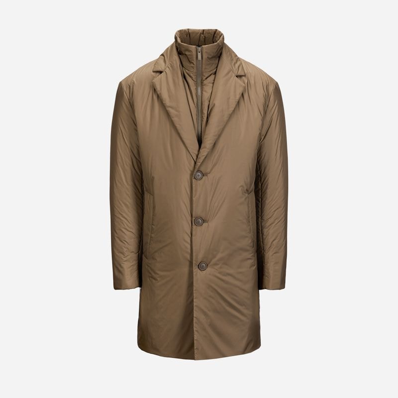 Lightweight Water-Repellent Coat - Open Green