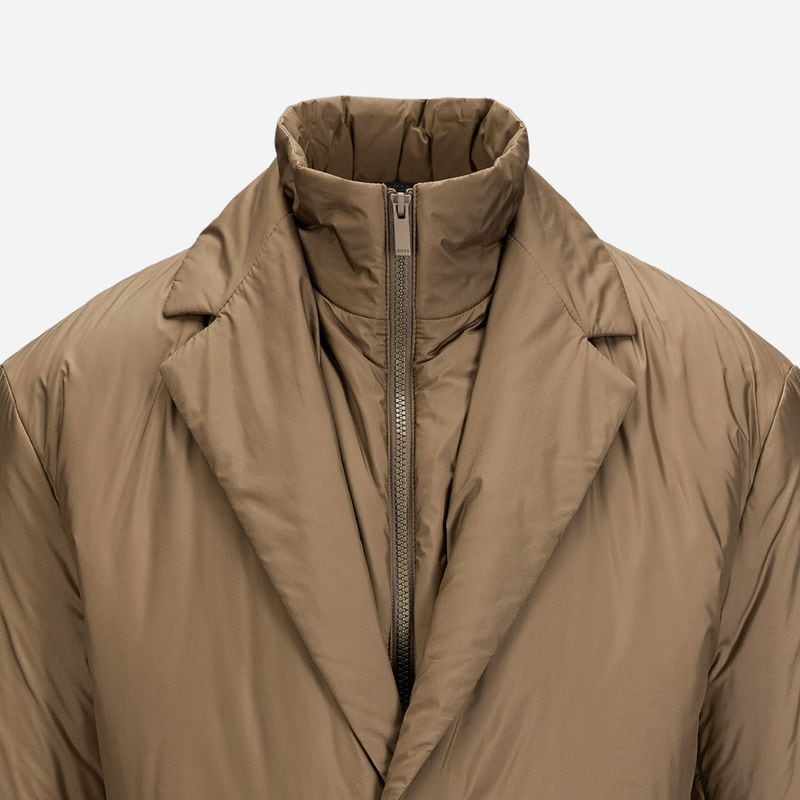 Lightweight Water-Repellent Coat - Open Green