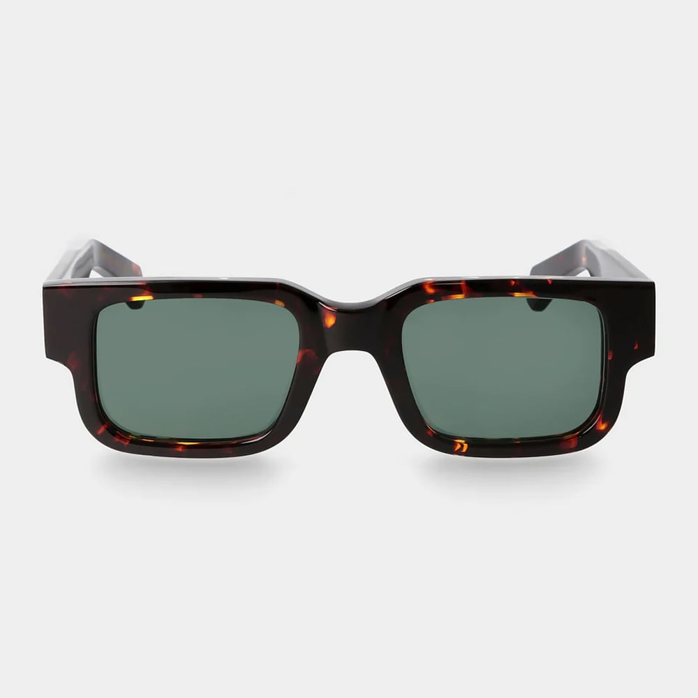 Silk Eco Dark Havana - Bottle Green