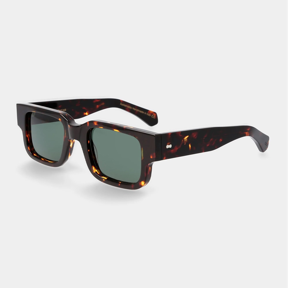 Silk Eco Dark Havana - Bottle Green