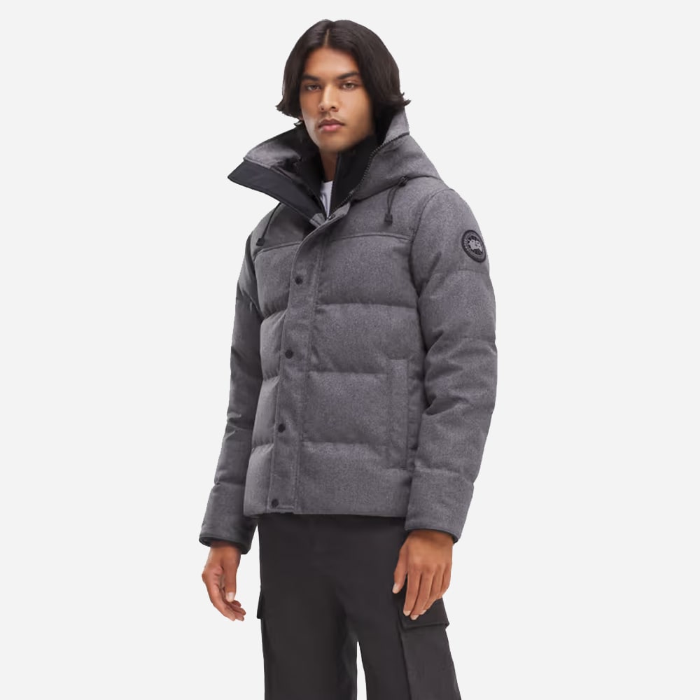 Macmillan Parka Wool - Slate Grey Melange