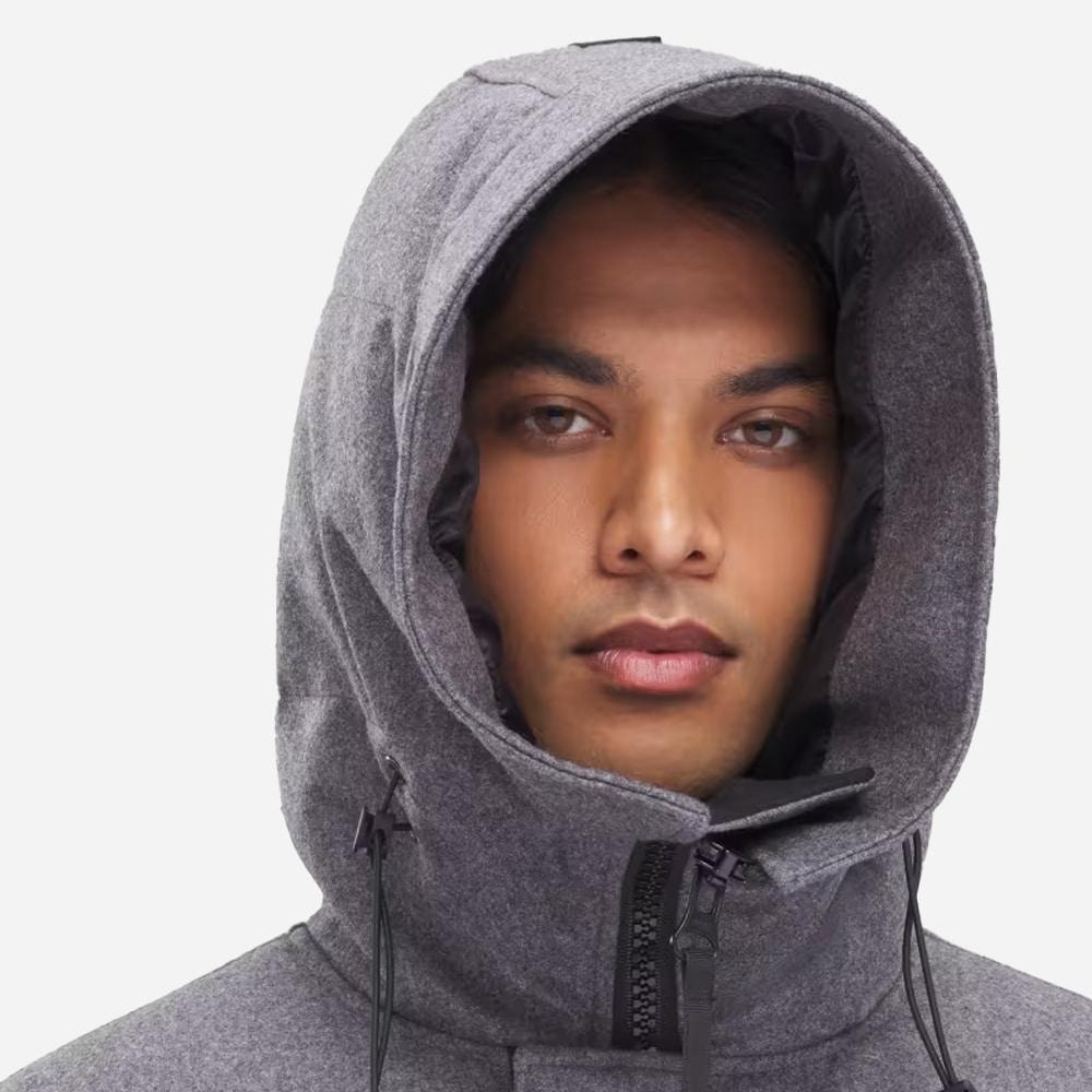 Macmillan Parka Wool - Slate Grey Melange