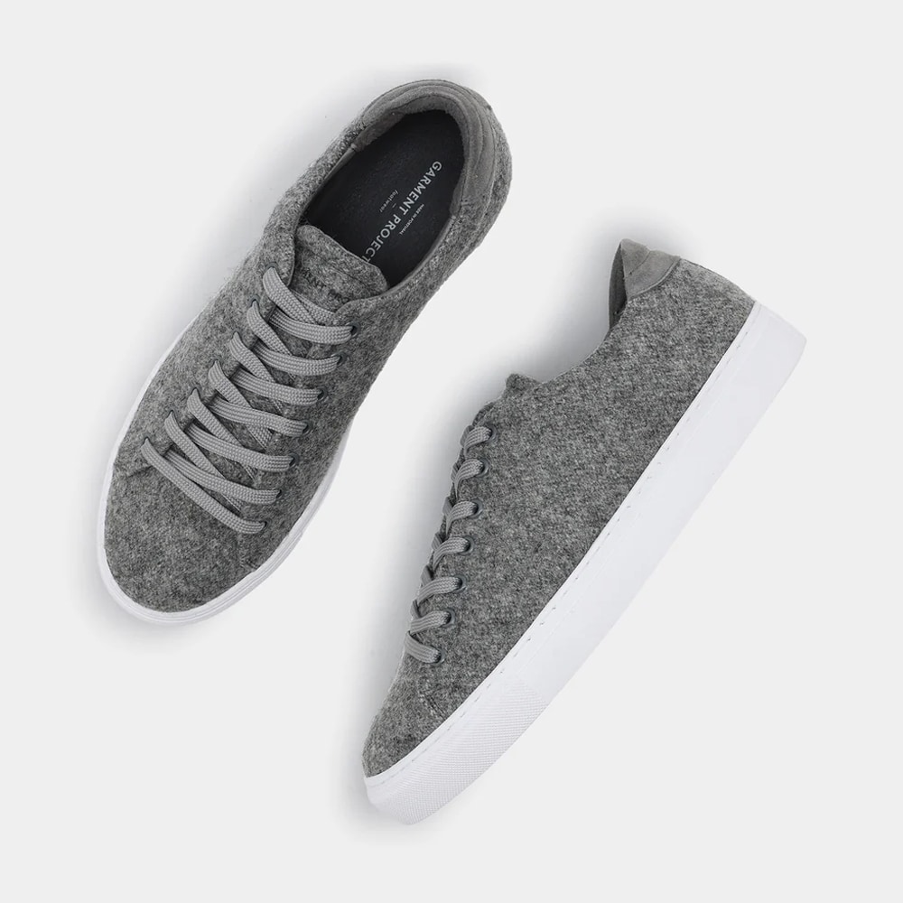 Type Kvadrat Sneaker - Grey Melange Wool