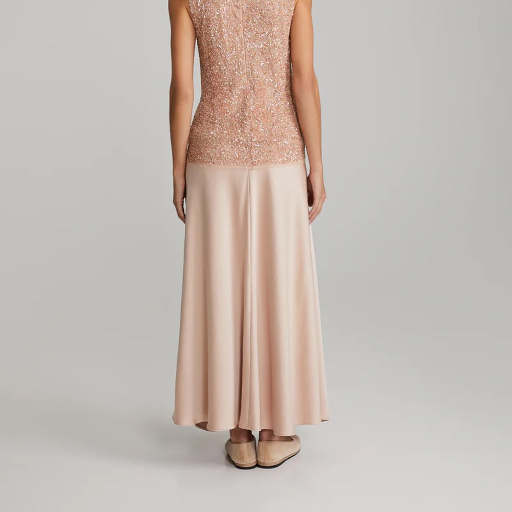 Kity Satin Skirt - Misty Pink
