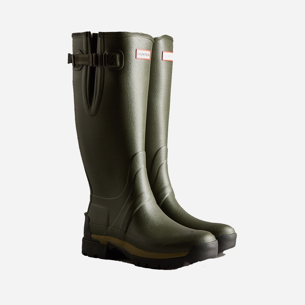 Mens Balmoral Tall Side Adjustable - Dark Olive