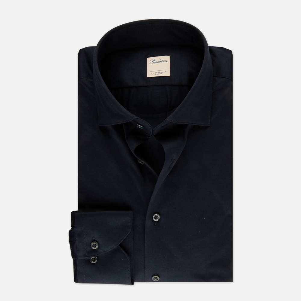 Slimline Shirt Jersey - Navy