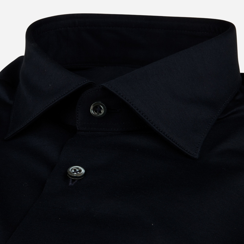 Slimline Shirt Jersey - Navy