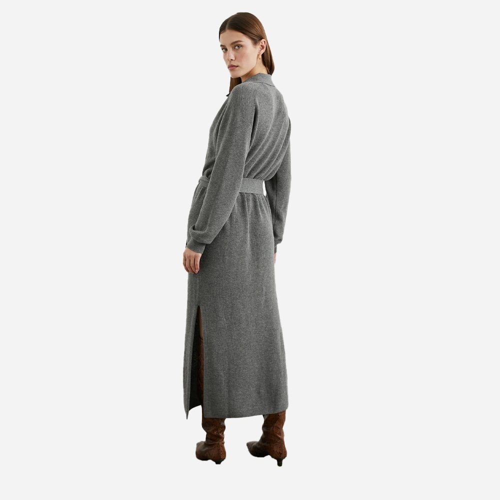 Dru Dress - Heather Grey